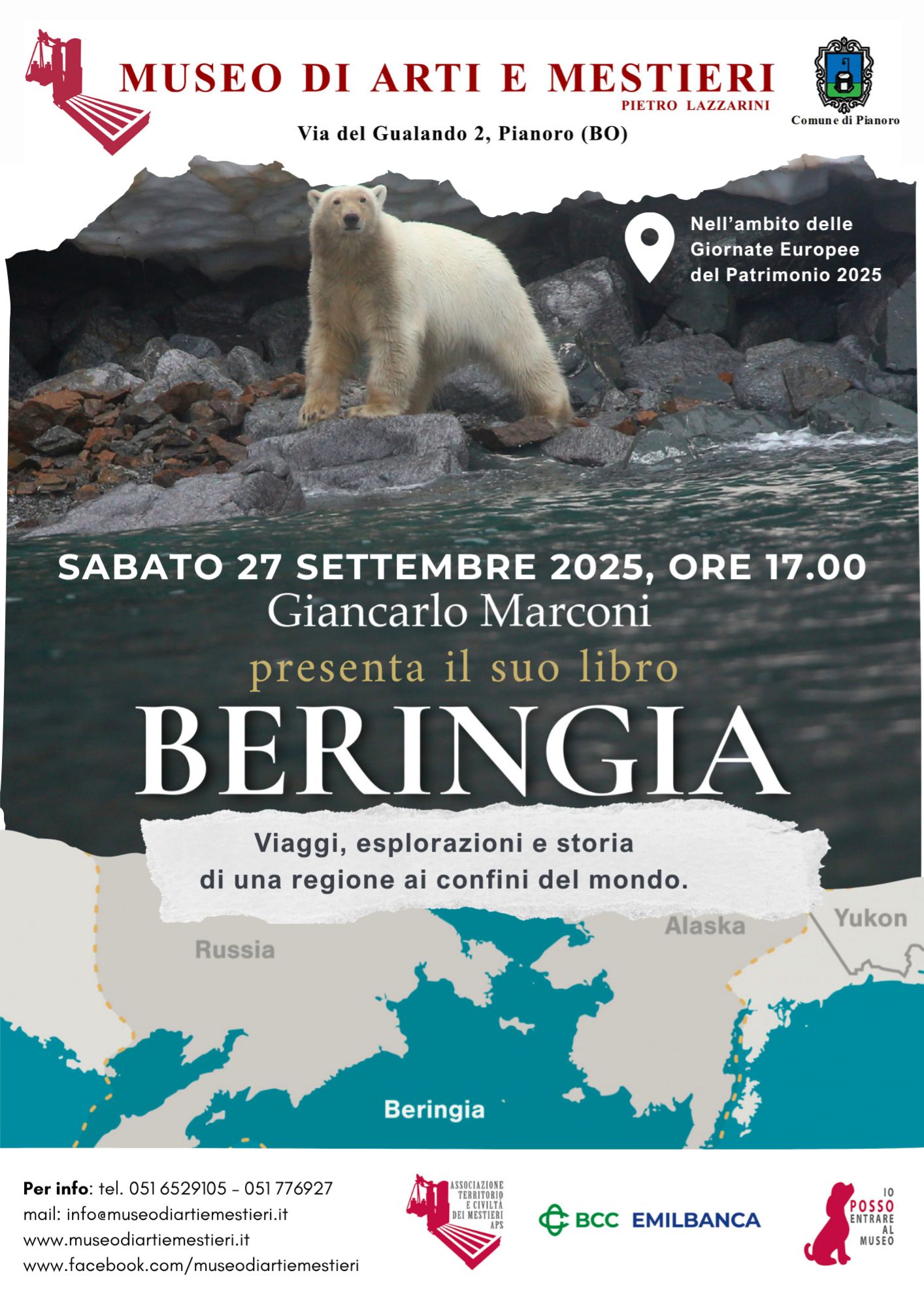 Presentazione del libro "Beringia" di Giancarlo Marconi